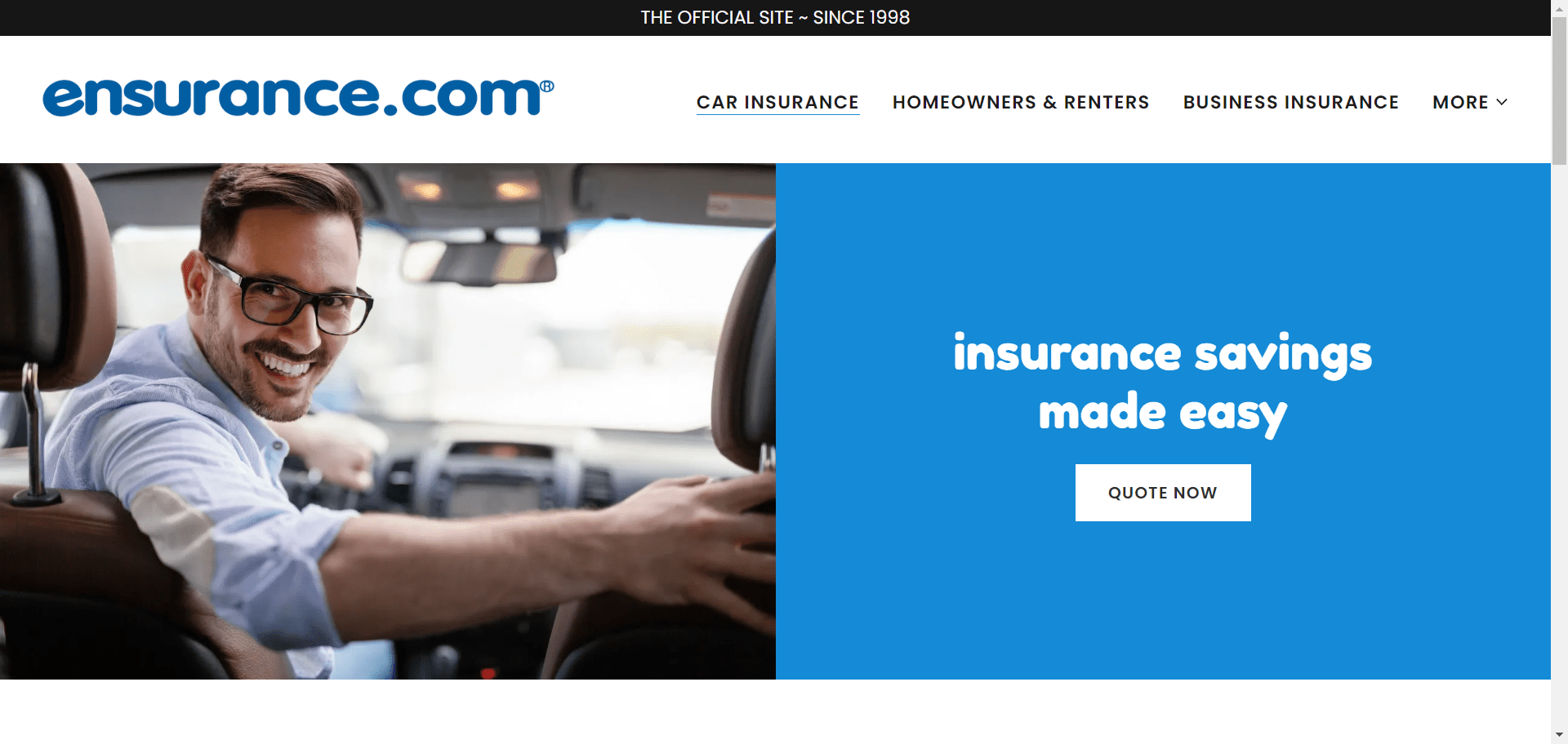 Ensurance-Official-Site-Since-1998-For-Car-Insurance-Quotes